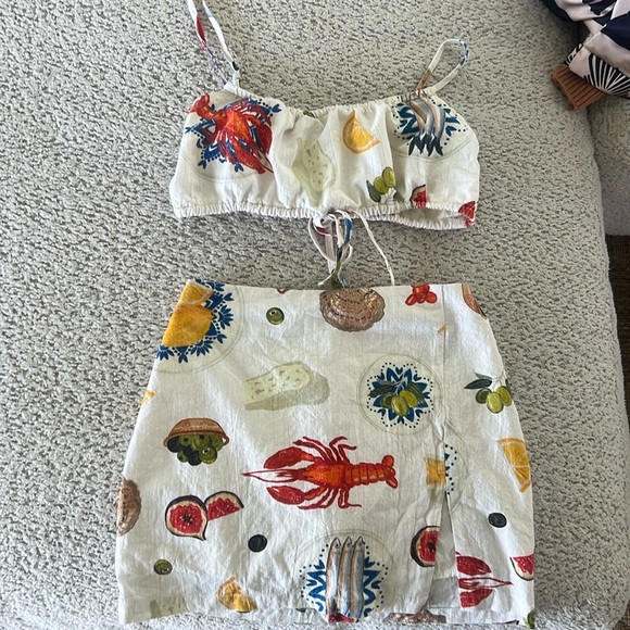 Lane 201 Dresses & Skirts - Tapas print set XS